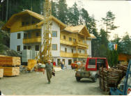 Vater Gerhard Lilg auf der Baustelle Frhling 1991
